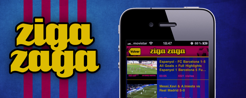 App FCB ZigaZaga